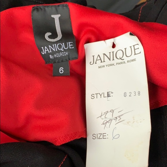 New with tags black sundress with red stitching - Picture 5 of 6